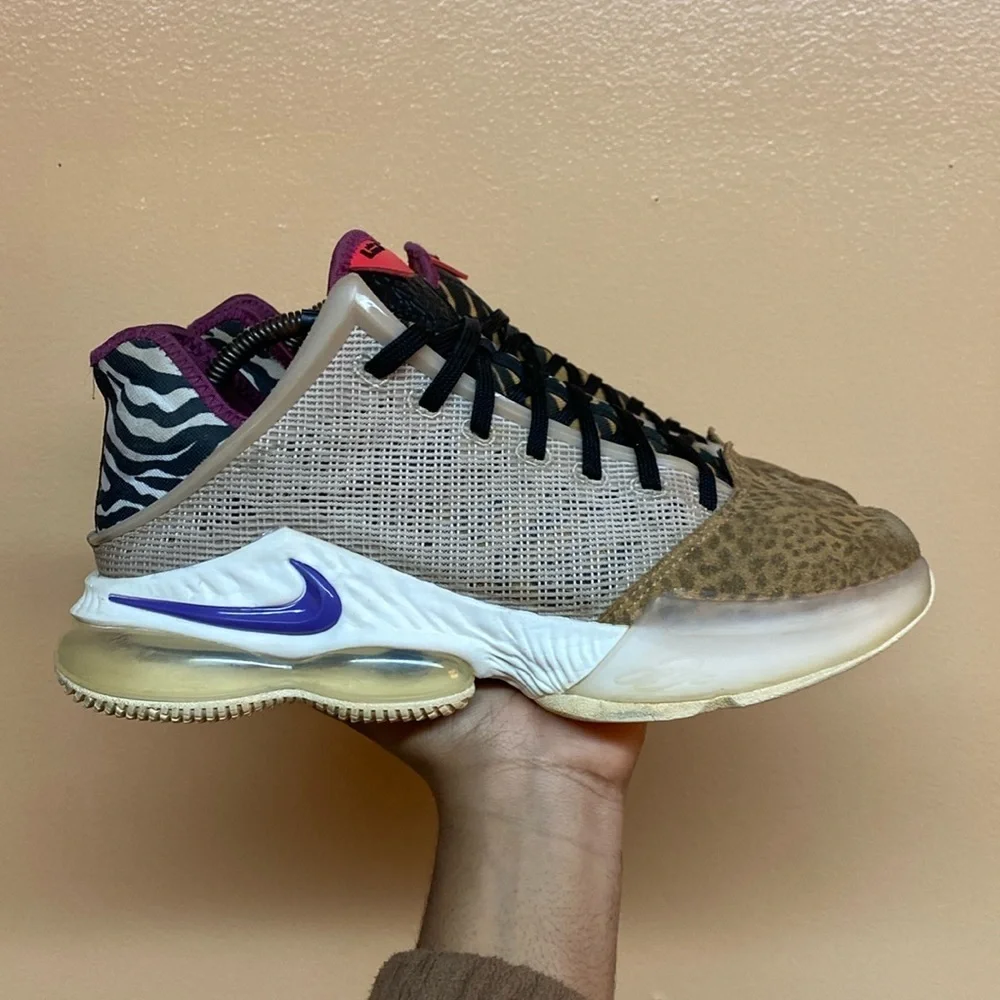 Nike React Lebron 19 Low “Safari Animal Print”